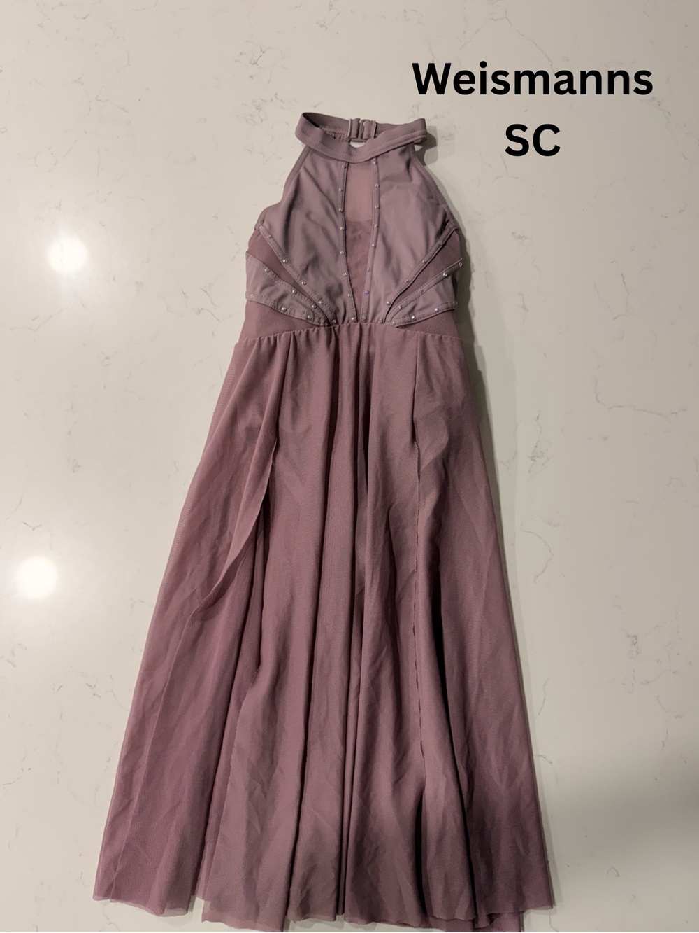 Weissman Girls Lavender/Purple Dance Costume Dress